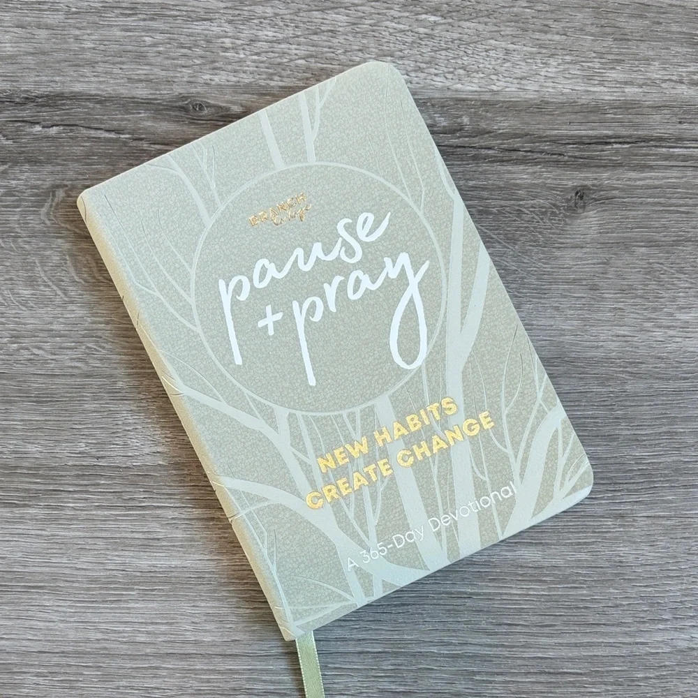 Pause + Pray 365 day devotion book